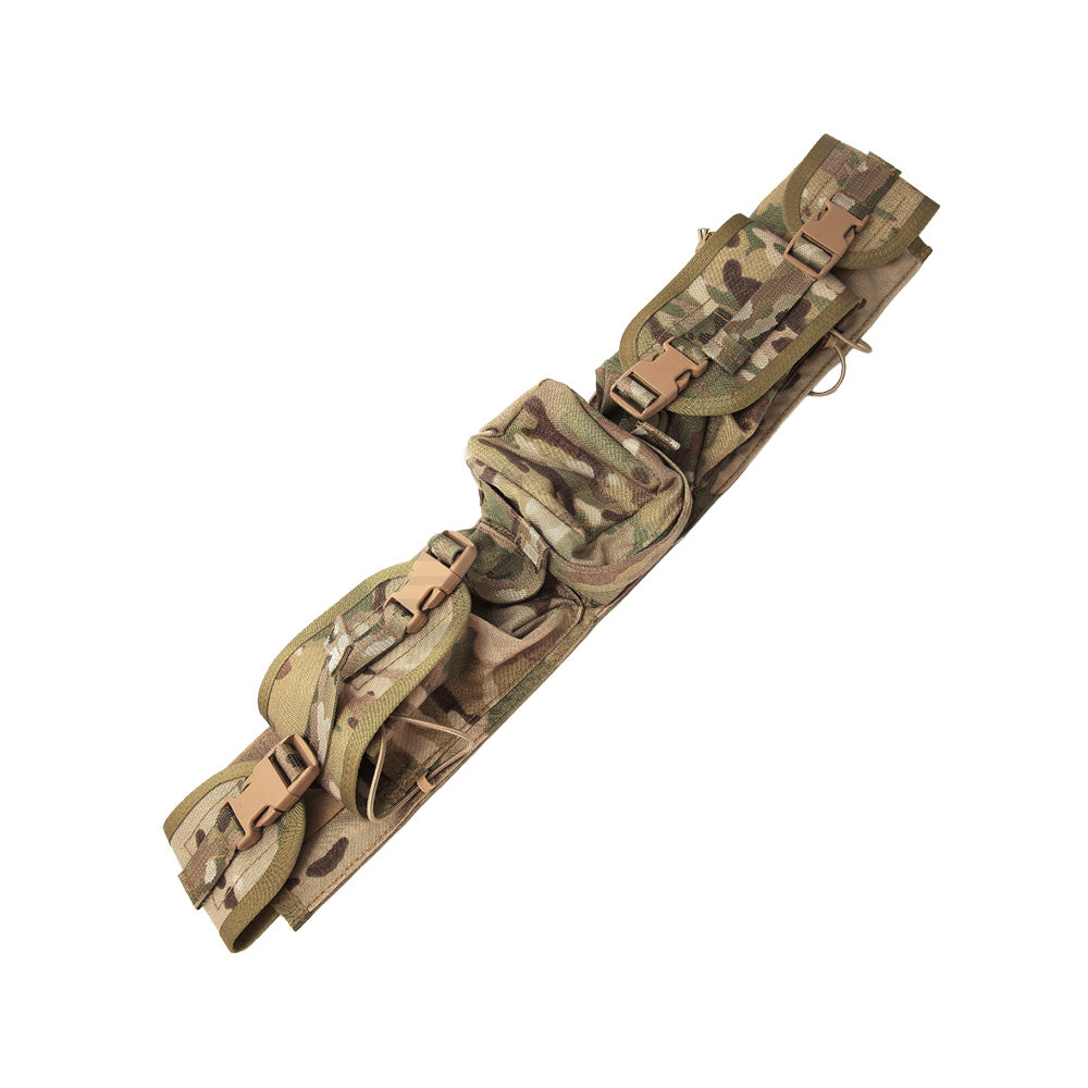 Sniper's Waist Pack - Integrated Belt-Loop Tactical Deployment Pouch with Non-Slip Neoprene Friction Backing & Dual Heavy-Capacity Utility Compartments