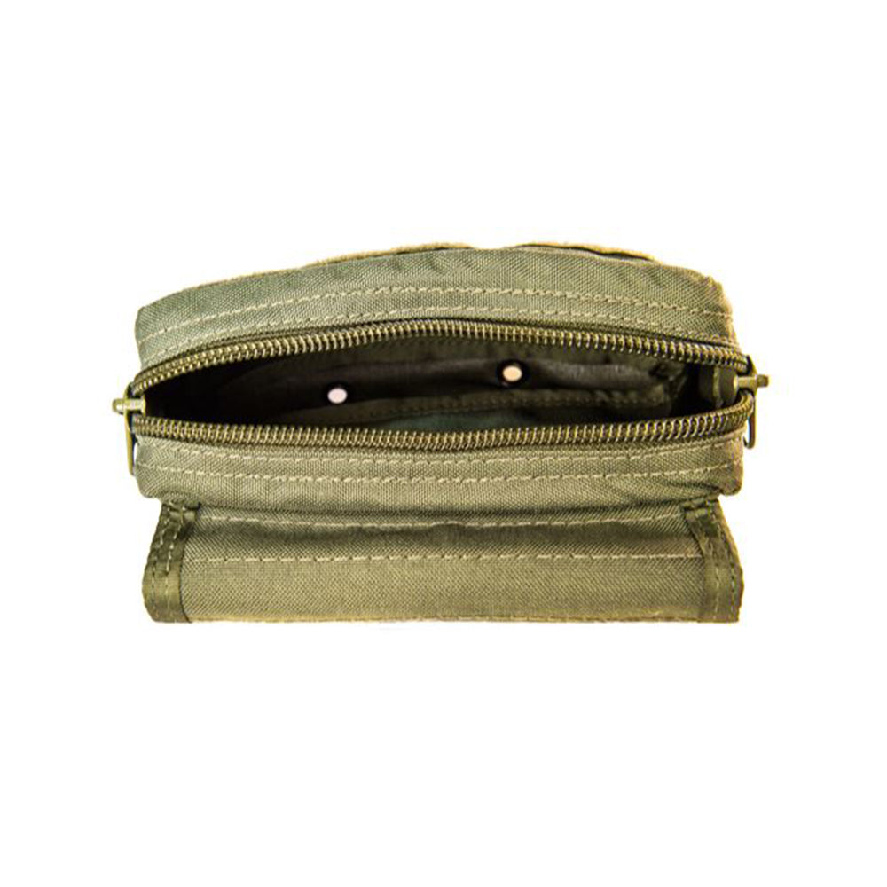 Pogey GP Pouch 水平低輪廓戰術萬用雜物包｜拉鍊插扣雙重保險絕不卡沙、MOLLE與ABM魔鬼氈腰帶雙相死鎖、匍匐不頂胸腰間零晃動隨身包