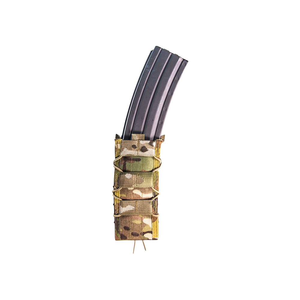 HCM TACO® High-Capacity Magazine Pouch - Oversized Adaptable Polymer-Side Framework, Universal Heavy Ammunition Matrix for AK-74, Saiga-12, P90 & Dual-Stacked Cells