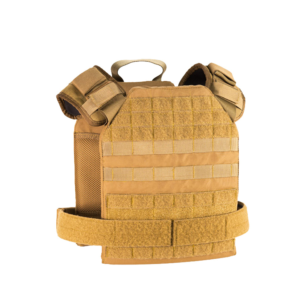 SPC Lightweight Modular Plate Carrier Chassis (Slick Low-Vis / Bravo MOLLE) | 500D Cordura Operator Core, High-Friction Gripper Elastic Cummerbund, Tactical Chest Rig Adaptable Platform