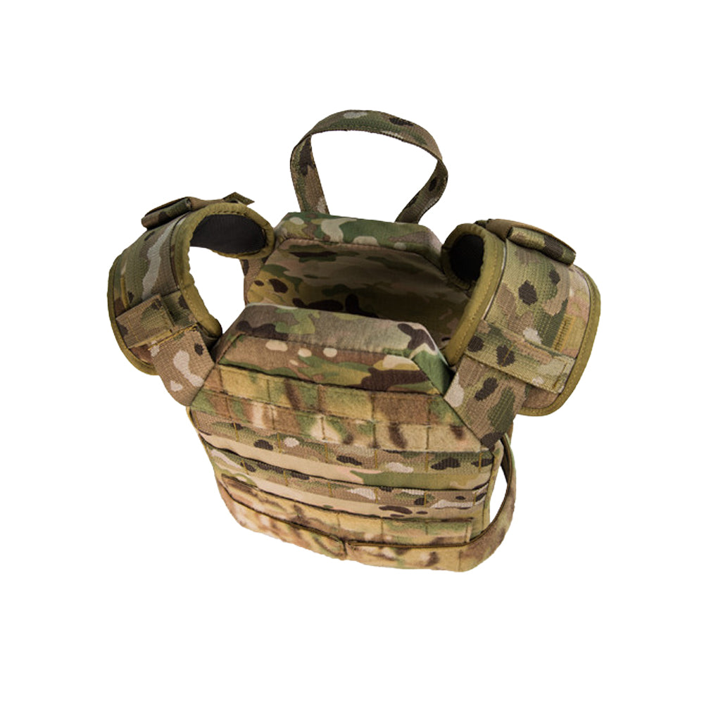 SPC Lightweight Modular Plate Carrier Chassis (Slick Low-Vis / Bravo MOLLE) | 500D Cordura Operator Core, High-Friction Gripper Elastic Cummerbund, Tactical Chest Rig Adaptable Platform