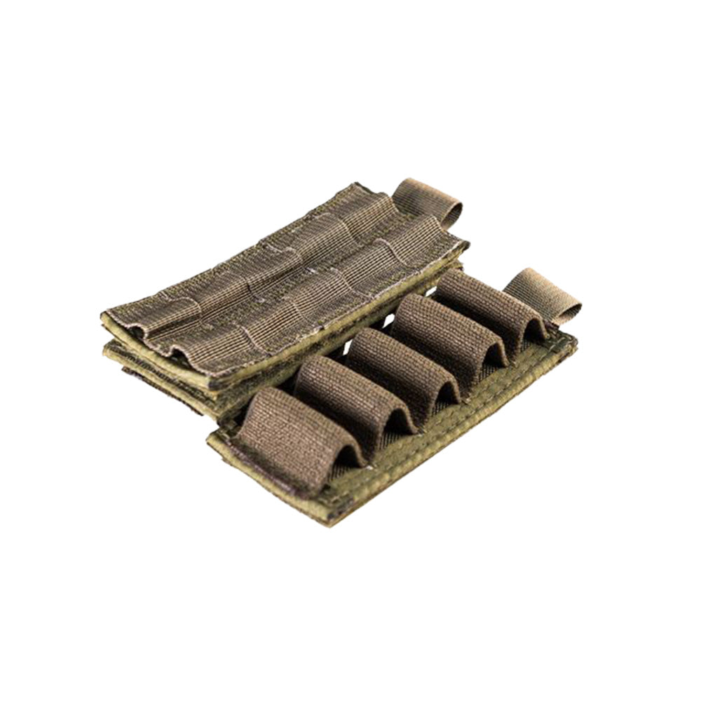 Shot Shell Tray V2 - Heavy-Duty Heavy-Elastic Shotgun Ammo Carrier, Full Hook-Backed Modular Shingle for 5-Rd / 12-Rd Staging Matrix