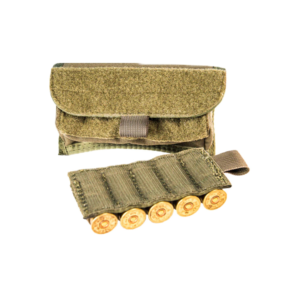 Shot Shell Pouch 戰術散彈槍彈載補給包｜內置可拆卸12發高彈性散彈托盤、MOLLE與ABM魔鬼氈阻尼腰帶雙向掛載、抗撞耐磨軍規隨身副包