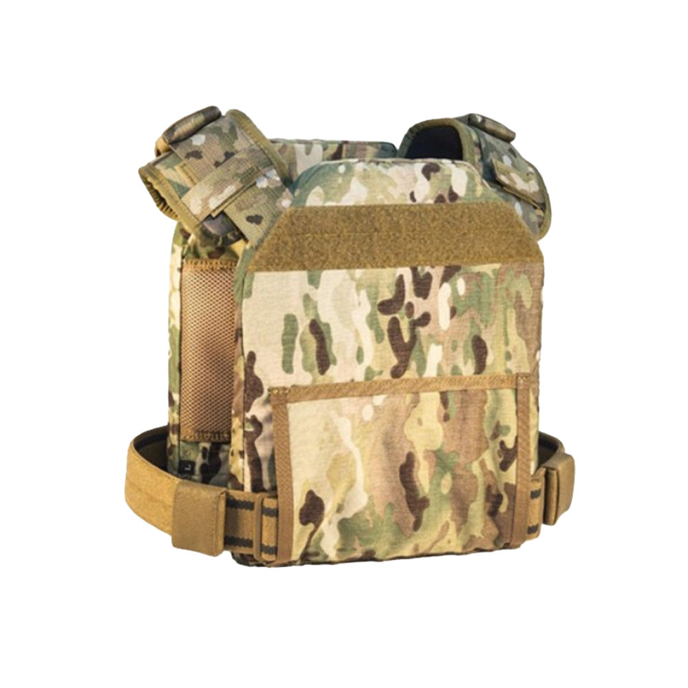 SPC Lightweight Modular Plate Carrier Chassis (Slick Low-Vis / Bravo MOLLE) | 500D Cordura Operator Core, High-Friction Gripper Elastic Cummerbund, Tactical Chest Rig Adaptable Platform