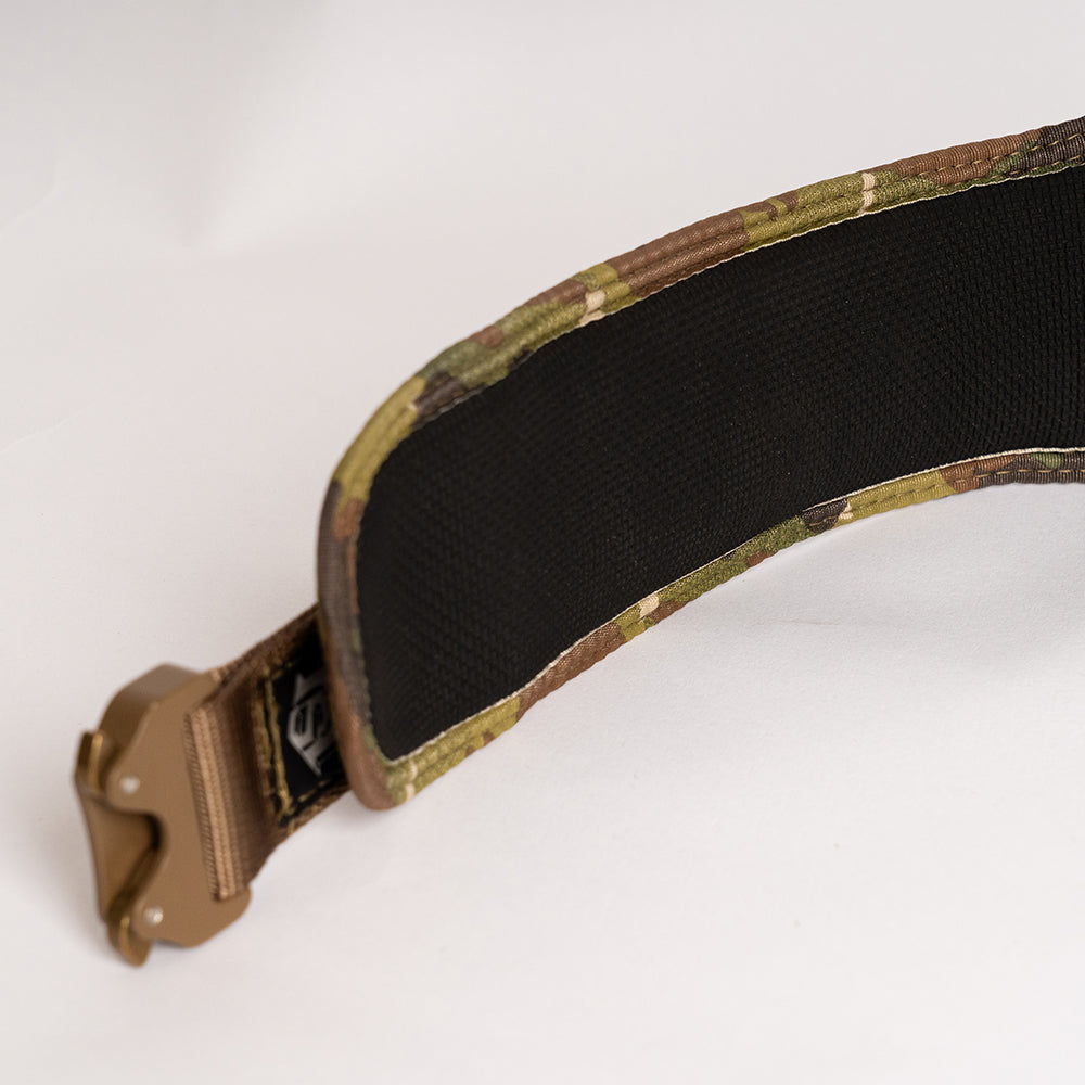 Laser Slim-Grip Padded Belt-Slotted (w/HSG-Cobra 1.5 Rigger Belt)