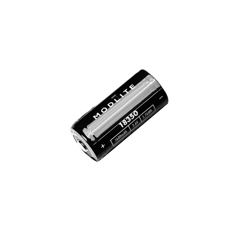 18350 1600mAh Protected Button Top Battery (2-Pack)