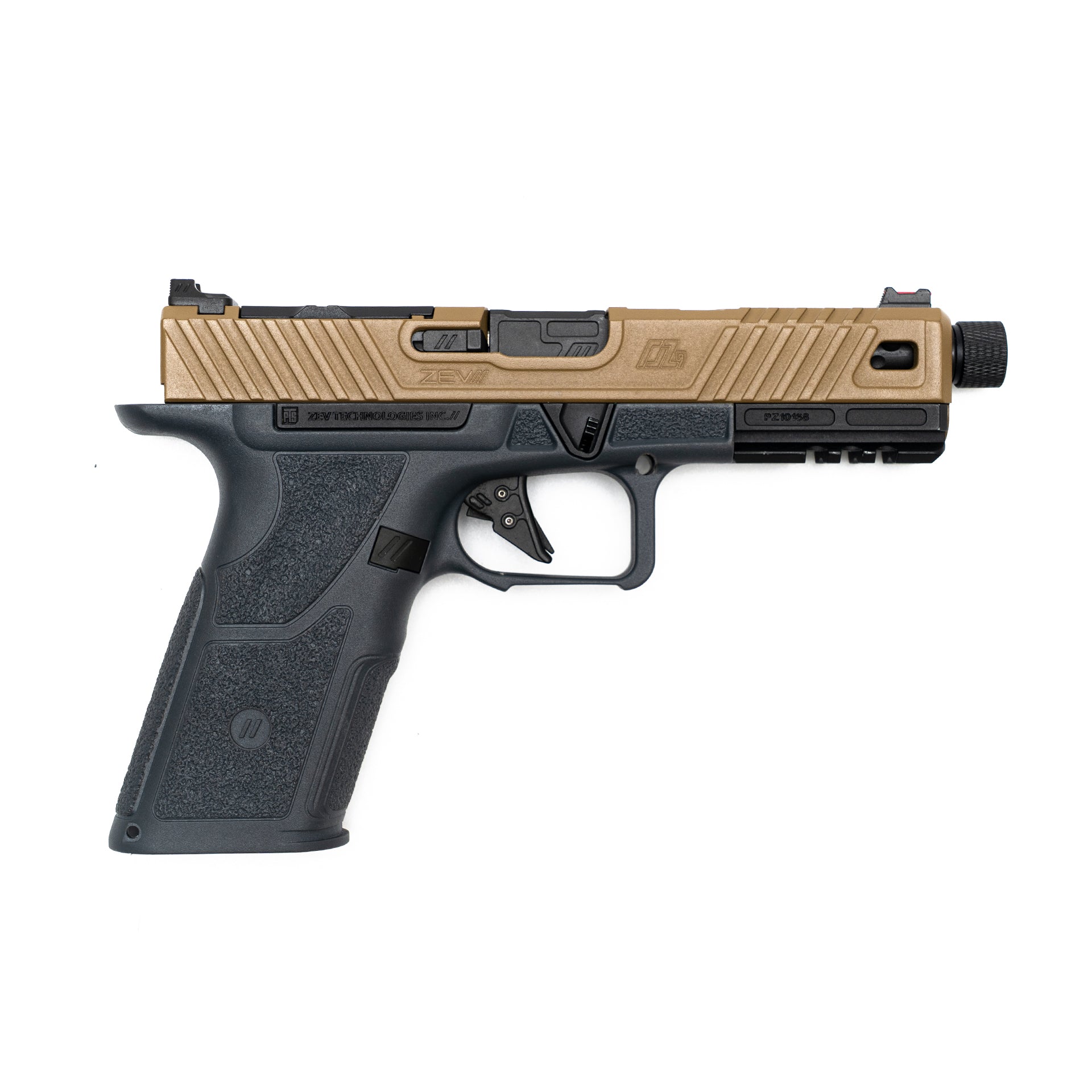 米軍　トレーニング ピストル OR PTS ZEV - OZ9 GBB-Modular Chassis,Premium Combat,Tactical Upgrade
