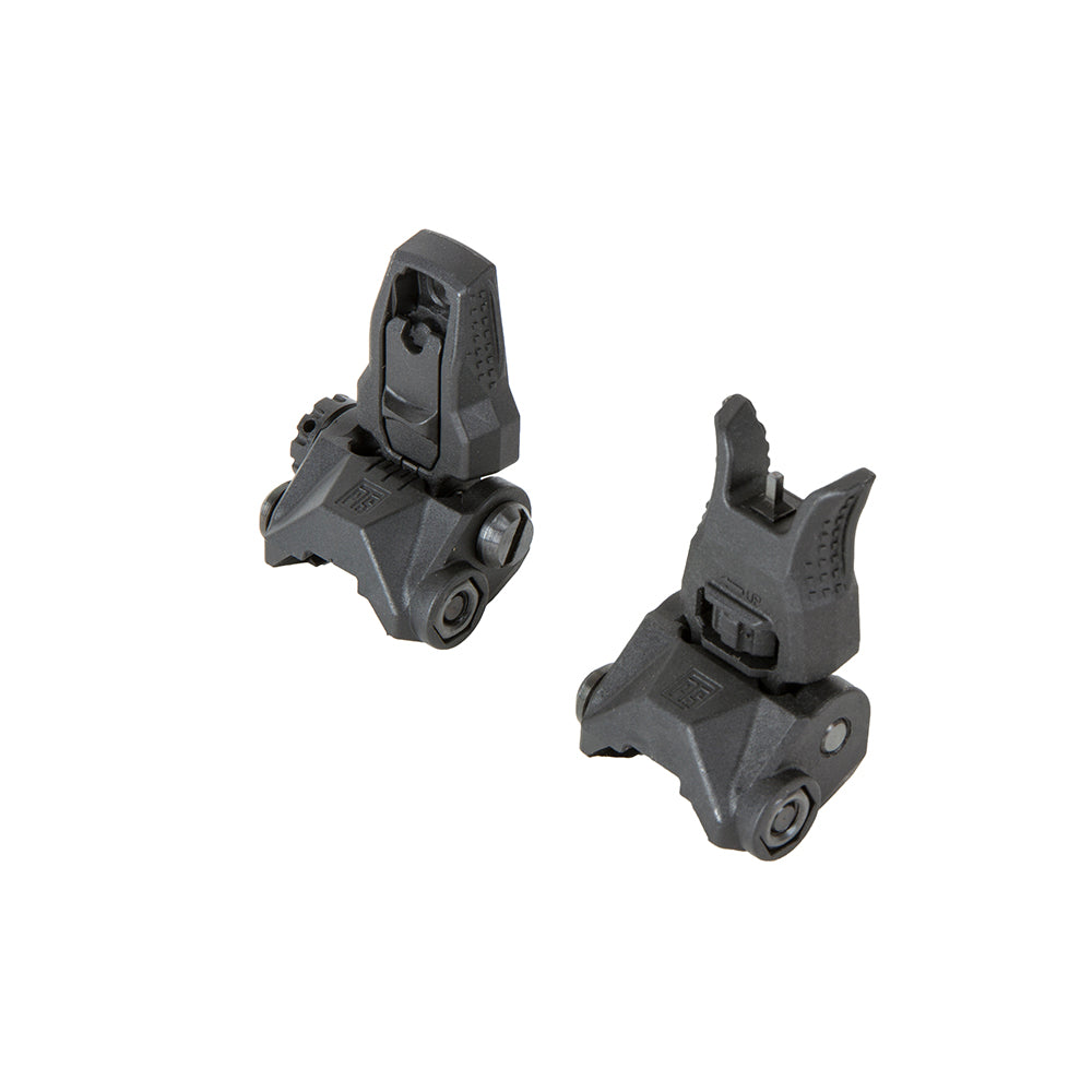 Enhanced Polymer Back-Up Iron Sight (EPBUIS) Front + Rear - Black