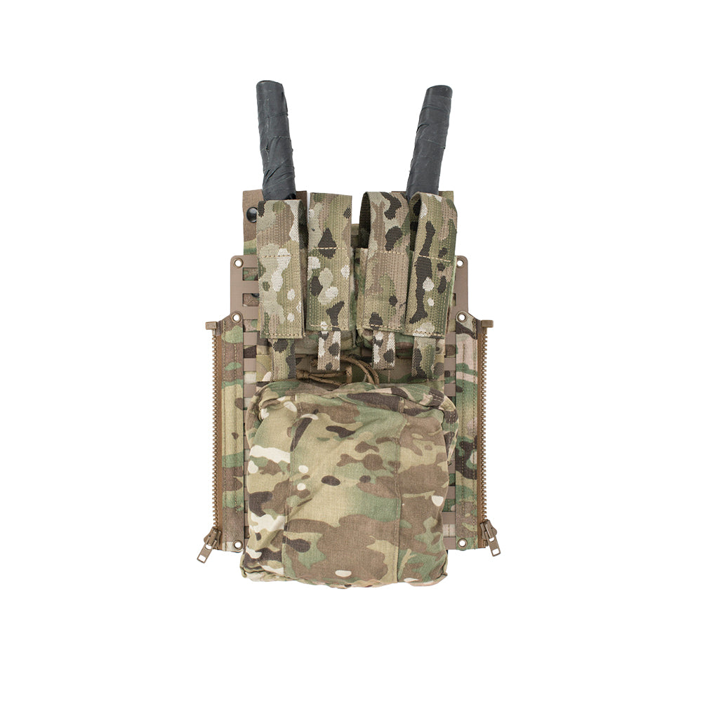 Spiritus Systems MOLLE Back Panel: Modular Zip-On for LV-119 OVERT