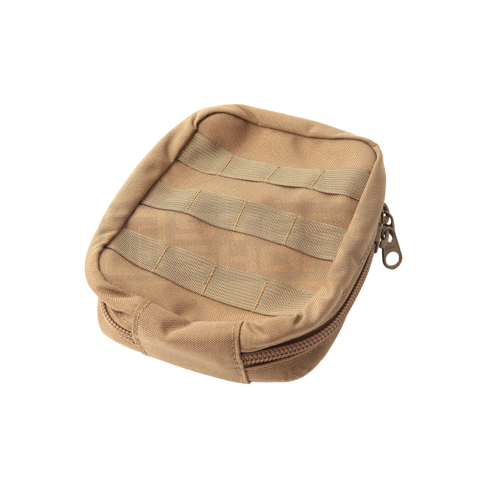 Mini EOD Pouch - Parachute Cord Suspension Workstation Chassis, Enhanced Three 3" & Two 1.5" Elastic Organization Array, MOLLE Medical IFAK Tactical Shingle
