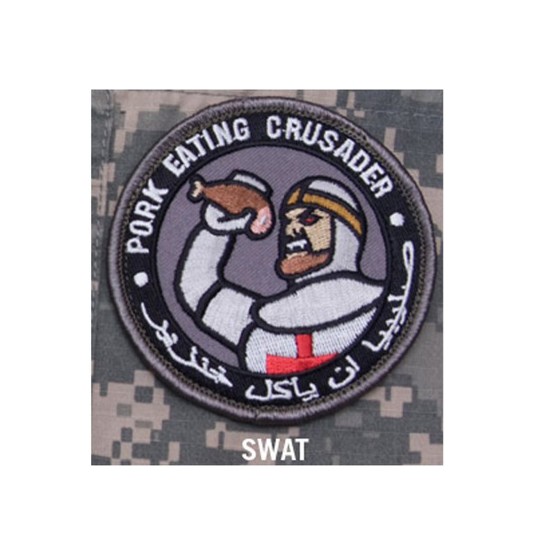 MilSpec Monkey MSM Pork Eating Crusader Patch PTS Steel Shop