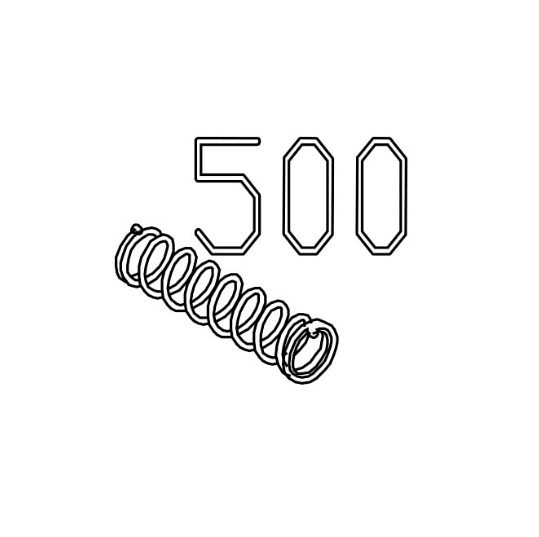 Masada GBB Replacement Parts (500) Charging Handle Lock Spring