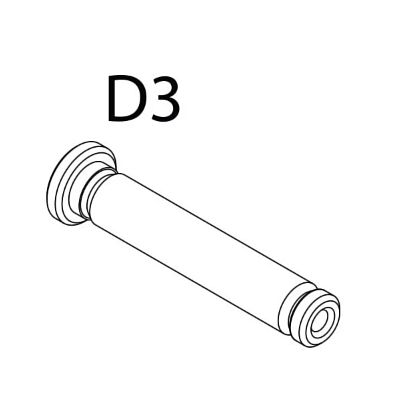 Masada AEG Replacement Parts (D3) - MSD Push Pin