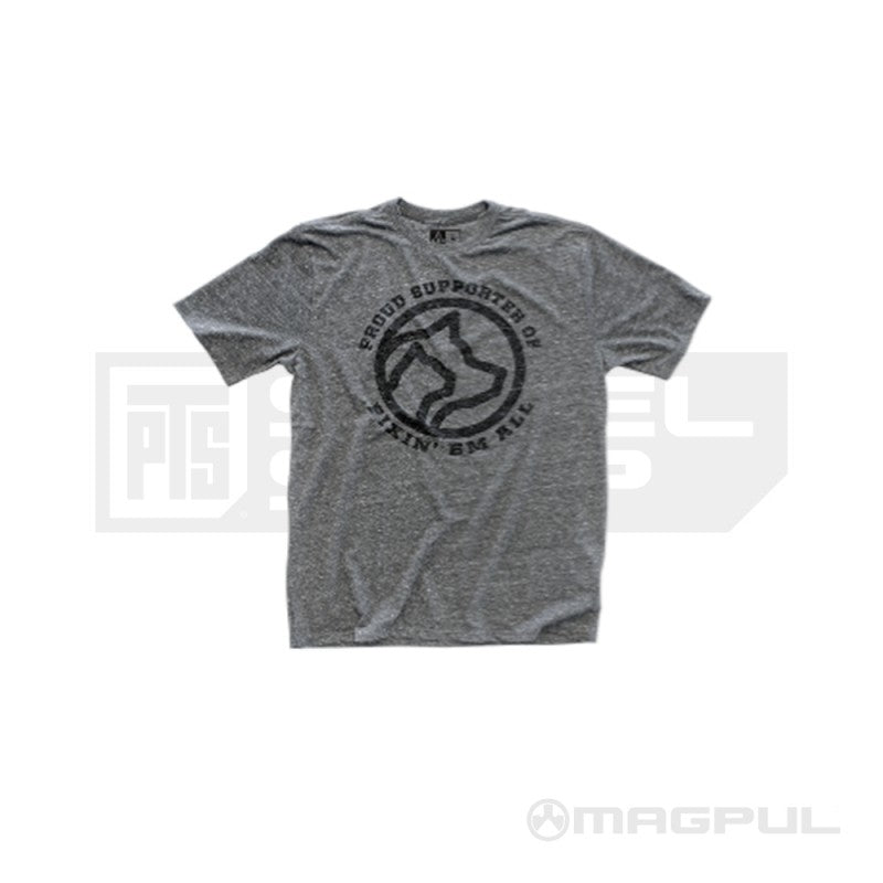 Magpul Megablend Vet Ranch T Shirt Athletic Heather PTS Steel Shop