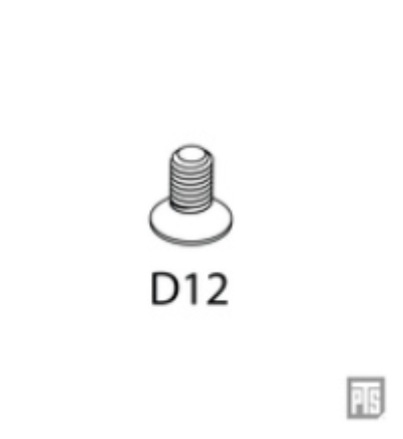Masada AEG Replacement Parts (D12) - MSD M3*6 (Cross)  - set of 2pcs