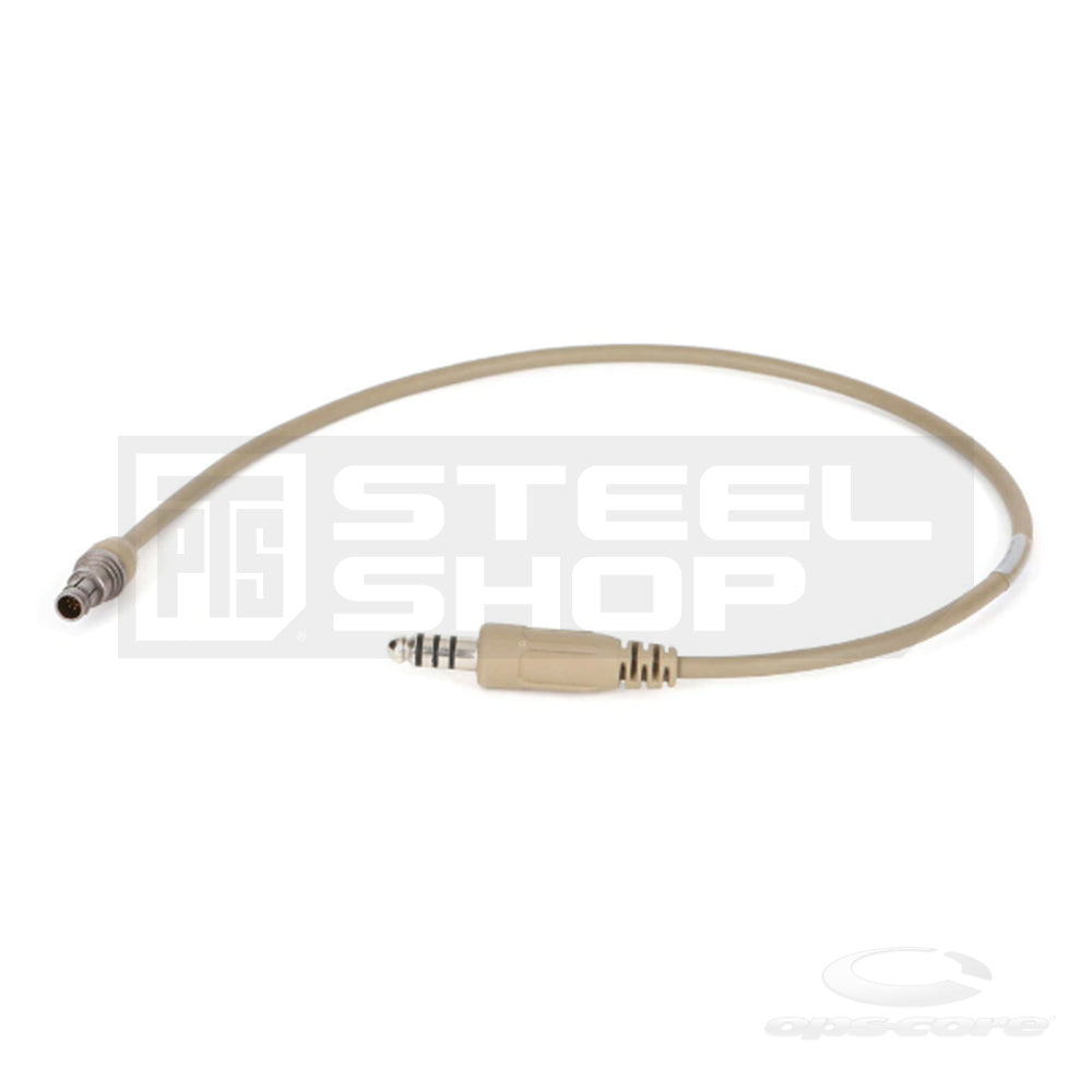 Ops-Core, PTS Steel Shop, Ops-Core AMP U174 Downlead Cable Mono Binaural, Ops-Core Cable, AMP U174 Downlead Cable, U174, AMP, AMP Cable