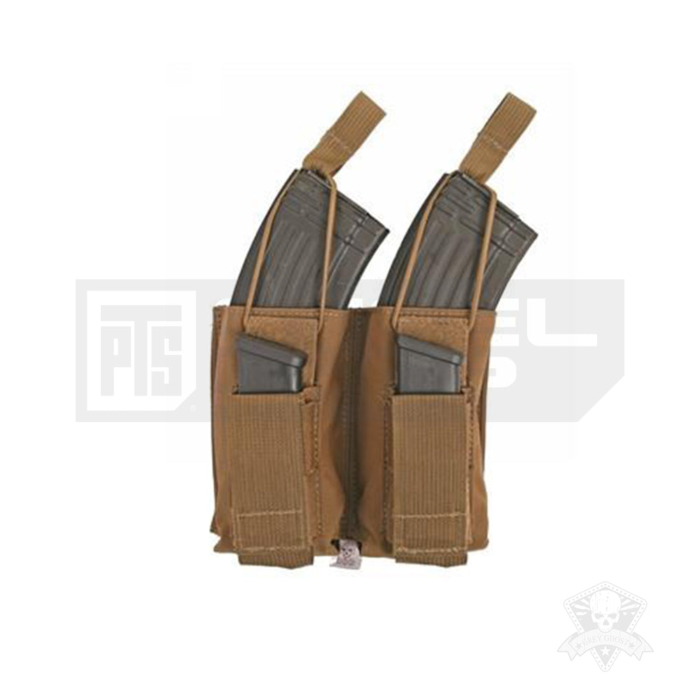 Grey Ghost Gear, GGG, Grey Ghost Gear Doulbe AK and Pistol Mag Pouch, Double AK Pouch, Pistol Mag Pouch, Pouch, Mag Pouch